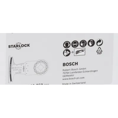 Bosch Tauchsägeblatt AII 65 APC 2608662359 | Starlock | Holz | 40x65 mm | präzise Schnitte | Curved-Tec (1 Stück)