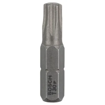 Bosch Schrauberbit Extra-Hart 2607001622 | Torx T30 Bit für Innen-Torx-Schrauben | S2 Stahl | 25 mm | 3 Stück