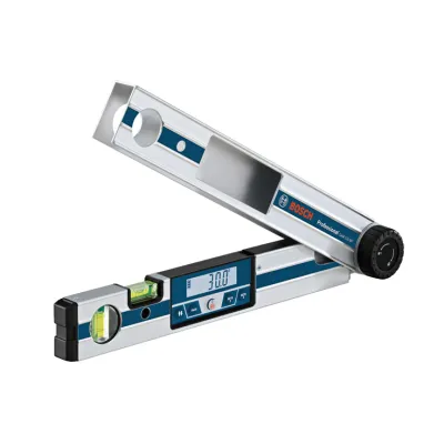 Bosch Professional Winkelmesser GAM 220 MF | Digital | Gehrungswinkel-Berechnung | 446 mm | Aluminium | Blau
