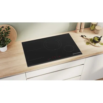 Bosch Induktionskochfeld PVS831HC1E Serie 6 | 80 cm autark | 4 Kochzonen | CombiZone | PowerBoost | schwarz