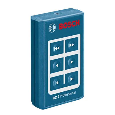 Bosch Fernbedienung RC 2 0601069C00 für GSL 2 Professional | 20 m Reichweite | 3 Geschwindigkeiten | inkl. AAA-Batterien