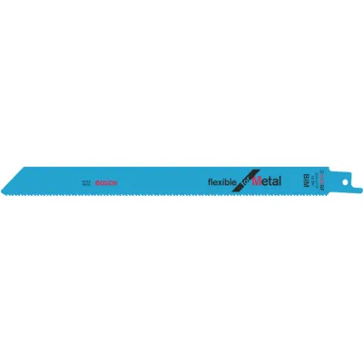 Bosch Säbelsägeblätter S 1122 BF 2608656019 | Metall sägen | 225 mm Länge | Zahnteilung 1,8 mm | 5 Stück | Bimetall