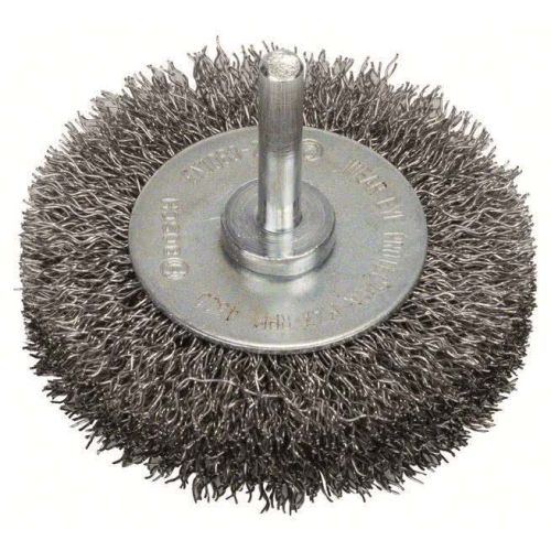 Bild: Bosch Scheibenbürste gewellter Draht 70 mm Schaft 6mm 2608622122