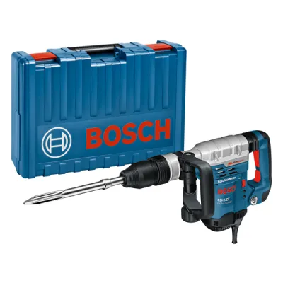 Bosch Professional GSH 5 CE Schlaghammer SDS-max | 1.150 W | 8,3 J | inkl. Koffer | Blau/Schwarz
