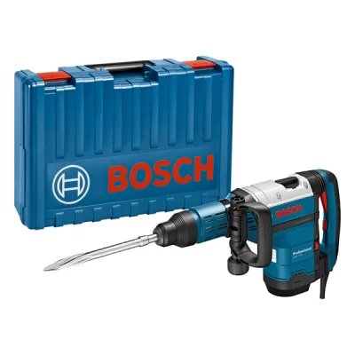 Bosch Professional Schlaghammer GSH 7 VC 0611322000 | SDS-max | 1500W | 13 Joule | Vibration Control | Koffer | Blau