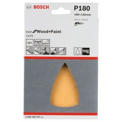 Bosch Schleifblatt 10 St. für C470 Körnung 180 100x150 mm