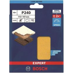 Bosch Schleifblatt C470,115x107 K240,10x