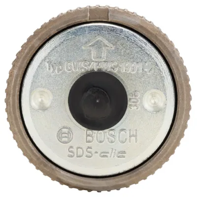 Bosch Schnellspannmutter SDS Clic M14 | 1603340031 | Zubehör Winkelschleifer | Metall | 14 mm Dicke | silber