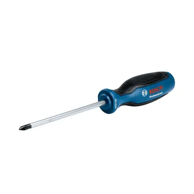 Bosch Schraubendreher PZ 2 x 125 | 1600A01V08 | Pozidriv | S2-Stahl | 125 mm | ergonomisch