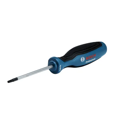 Bosch Schraubendreher TX 15 x 75 | 1600A01V0B | Torx TX15 | S2-Stahl | 75mm Klinge | ergonomischer Griff | blau/schwarz