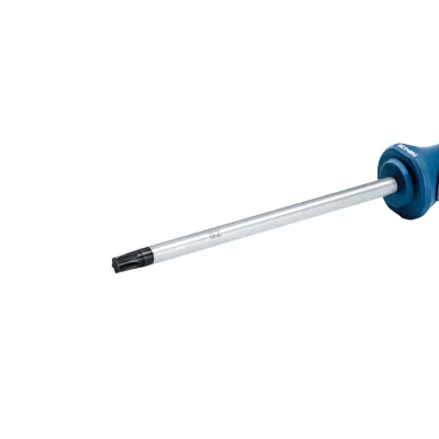 Bosch Schraubendreher TX 40 x 125 | 1600A01V0F | Torx TX40 | Klingenlänge 125 mm | S2-Stahl | ergonomisch | blau/schwarz