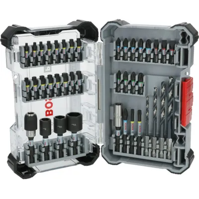 Bosch Schrauberbit- & Metallbohrer-Set 2608521U86 | 40-tlg. | PRO Impact Metal | 31 Bits & 4 HSS-Bohrer | Koffer