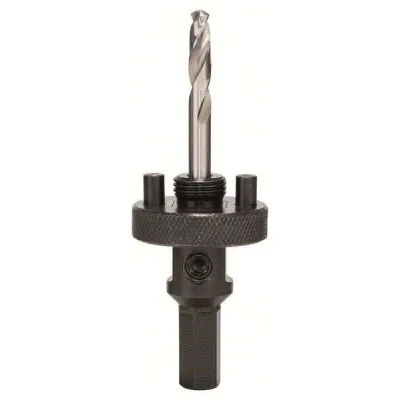 Bosch Sechskantadapter 2609390034 | Aufnahmeschaft für Lochsägen | 11 mm Schaft | 5/8"-18 UNF | 33-210 mm