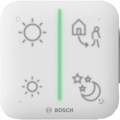 Bosch Smart Home Universalschalter II 8750002504 | ZigBee 3.0 | 8 Tasten | tragbar & Wandmontage | LED Feedback | rot