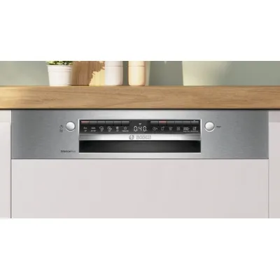 Bosch Geschirrspüler teilintegriert SMI4ECS30E | 60 cm | A | 14 Maßgedecke | 42 dB | Edelstahl | Home Connect