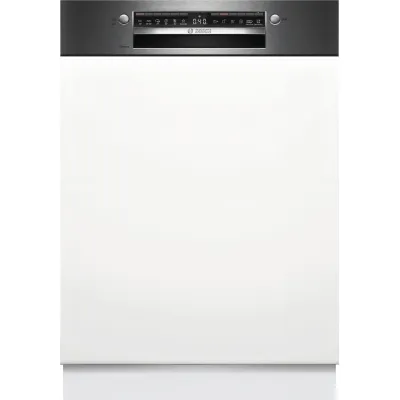 Bosch Geschirrspüler teilintegriert SMI4HVS00E | 60 cm | 14 Maßgedecke | Edelstahl | Home Connect | 46 dB