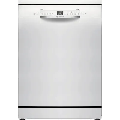 Bosch Geschirrspüler SMS2HTW08E | Serie 2 | freistehend | 60cm | 13 Maßgedecke | Home Connect WiFi | C | 46 dB | weiß