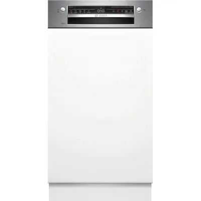 Bosch Geschirrspüler teilintegriert SPI2HKS02E | 45 cm | 10 Maßgedecke | 46 dB | Home Connect | Stahl gebürstet