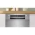 Bild: Bosch Geschirrspüler Unterbau SPU4HMS13E | 45 cm Breite | 10 Maßgedecke | 44 dB | 6 Programme | Edelstahl | Home Connect