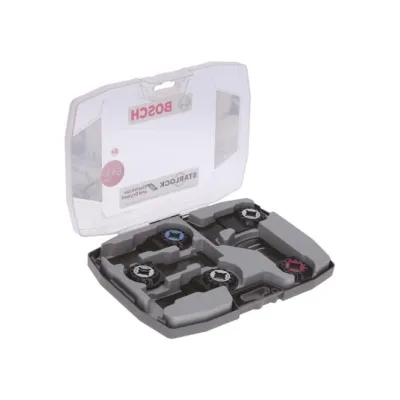 Bosch Starlock Tauchsägeblatt-Set 2608664622 | 6-teilig | für Holz, Metall | passend Multifunktionswerkzeug