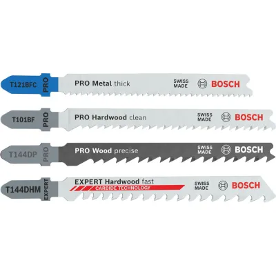 Bosch Stichsägeblatt-Set 15-tlg. 2607011437 | Holz & Metall | Carbide Technology | Universal | Zubehör für Stichsägen