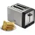 Bild: Bosch Toaster TAT5P420 | 2-Scheiben | Edelstahl | Brötchenaufsatz | Auftaufunktion | Brotscheibenzentrierung | High Lift