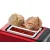 Bild: Bosch Toaster 2-Scheiben TAT3P424DE | Edelstahl | Brötchenaufsatz | Auftaufunktion | 970 Watt | deep red