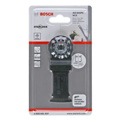 Bosch Tauchsägeblatt HCS | AIZ 32 EPC 32mm | Starlock | für Weichholz | Multifunktionswerkzeug | 2608661637