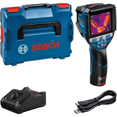 Bosch Professional Wärmebildkamera GTC 600 C | 0601083500 | 256x192 px | -20°C bis +600°C | WLAN | Akku 12V | L-BOXX