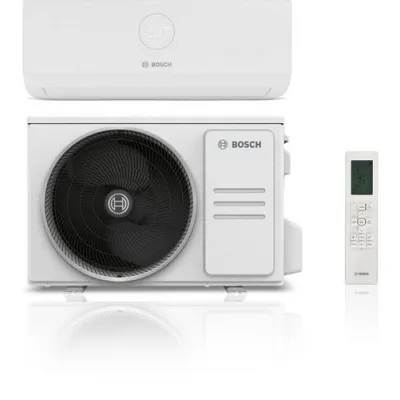 Bosch Split-Klimagerät CL3000i-Set 53 WE | 5,3 kW Kühlen & Heizen | A++ | R32 | Fernbedienung | Leise 56 dB | Weiß