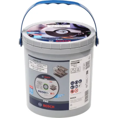 Bosch Trennscheibe 2608626113 | Edelstahl & Metall schneiden | 125x1x22,23 mm | Aluminiumoxid | 100 Stück