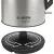 Bild: Bosch Wasserkocher TWK3P420 | kabellos | 1,7 Liter | Edelstahl | 2400W | Kalkfilter entnehmbar | 360°-Sockel | schwarz