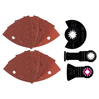 Bosch Professional Multi-Cutter Zubehör Set 13-tlg. | Starlock | Holz & Metall | Universal-Set 2608661694