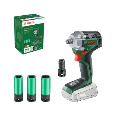Bosch Akku-Schlagschrauber UniversalImpactDrive 18V-350 | 350 Nm | 3400/min | 1,1 kg | 1/2" Vierkant | grün