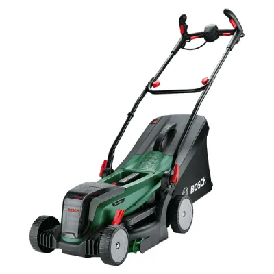 Bosch Akku-Rasenmäher UniversalRotak 2x18V-37-550 | 37 cm Schnittbreite | bis 500 m² | ohne Akku/Ladegerät
