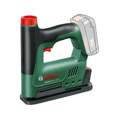 Bosch Akku-Tacker UniversalTacker 18V-14 06032A7001 | 18 Volt | ohne Akku & Ladegerät | 1000 Klammern | grün/schwarz