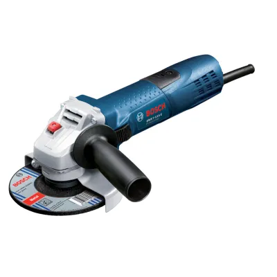 Bosch Professional Winkelschleifer GWS 7-115 E | 720W | 115 mm | Drehzahlvorwahl | Zusatzhandgriff | Blau