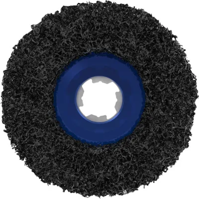 Bosch Reinigungsscheibe X-LOCK N377 2608621833 | Metall | 125 mm x 22,23 mm | grob | Siliziumkarbid | schwarz