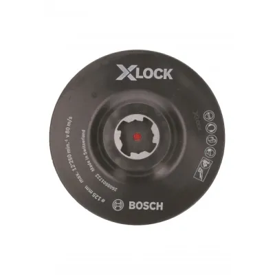 Bosch Stützteller X-LOCK 2608601722 | Schleifteller 125 mm | Klettverschluss | Winkelschleifer Zubehör