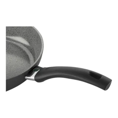 BALLARINI Bratpfanne Bari 24 cm | Keramik-Antihaft | Induktion | Aluminium | PFAS-frei | Made in Italy | Schwarz/Grau