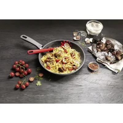 BALLARINI Bratpfanne Murano 24 cm | Antihaft Granitium Extreme | Induktion | Spülmaschinengeeignet | Aluminium Grau