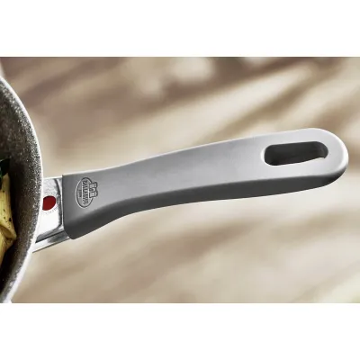 BALLARINI Bratpfanne Murano 32 cm | Aluminium | Antihaft Granitium Extreme | Induktion | Steingrau