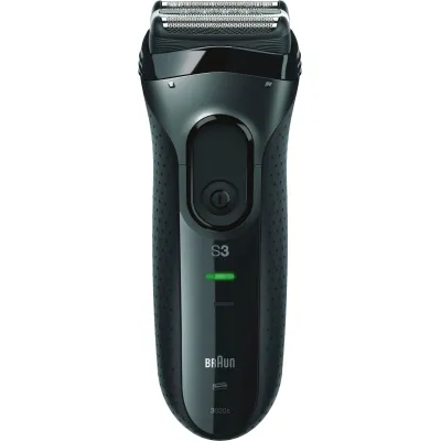 Braun Series 3 3020s Elektrorasierer Herren | MicroComb | SensoFoil | Langhaarschneider | 45 Min Akku | schwarz