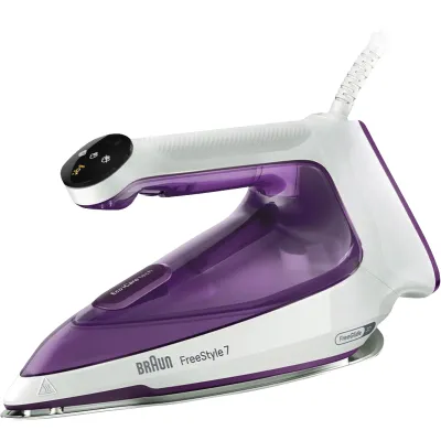 Braun Dampfbügeleisen FI 7215 VI | FreeGlide 3D Sohle | 2000W | 350ml Tank | Dampfstoß 230g/min | Anti-Kalk