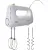 Bild: Braun Handmixer HM 1110 WH | 450 Watt | 4 Geschwindigkeiten & Turbo | 2 Knethaken & Schneebesen | Weiß