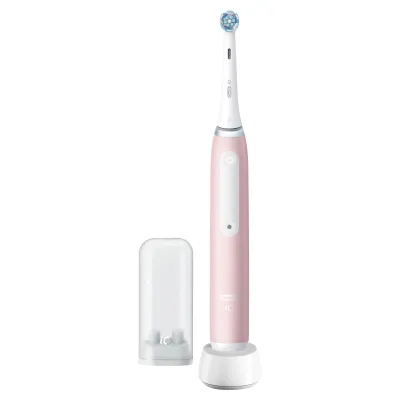 Oral-B Elektrische Zahnbürste iO Series 3n 730751 | Magnet-Technologie | Runder Bürstenkopf | 3 Modi | Timer | Pink