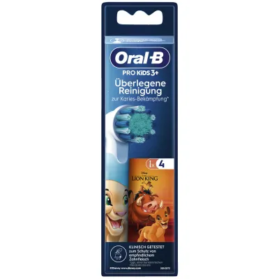 Oral-B Aufsteckbürsten Kids König der Löwen 4er-Pack | Ersatzbürsten für Kinder | kompatibel mit Oral-B
