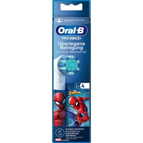 Bild: Braun Oral-B Aufsteckbürsten Spiderman/ Eiskönigin Mix 4er 805879