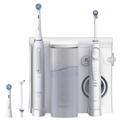 Bild: Braun Oral-B Center OxyJet Munddusche + Oral-B iO4