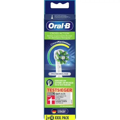 Braun Oral-B CrossAction CleanMaximizer Ersatz Zahnbürste 10er
